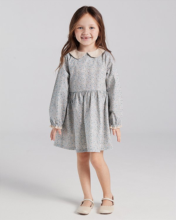 Vestido fantasia Estampa alecrim