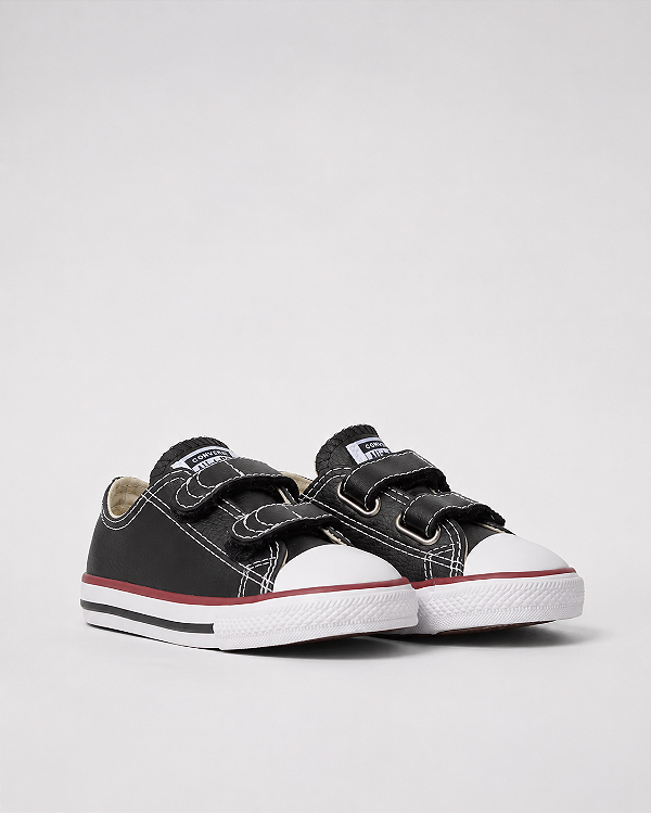 Tênia all star chuck taylor 2v Preto e vermelho