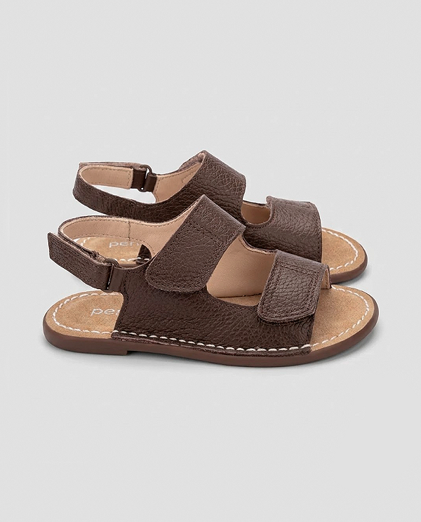 Sapato Kpc Taco Couro Trufa