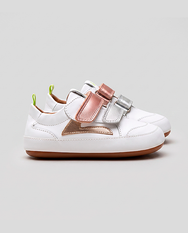 Tênis landy White/pink dream Tip Toey Joey
