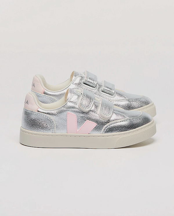 Tênis Veja Small v-12 Silver lassi