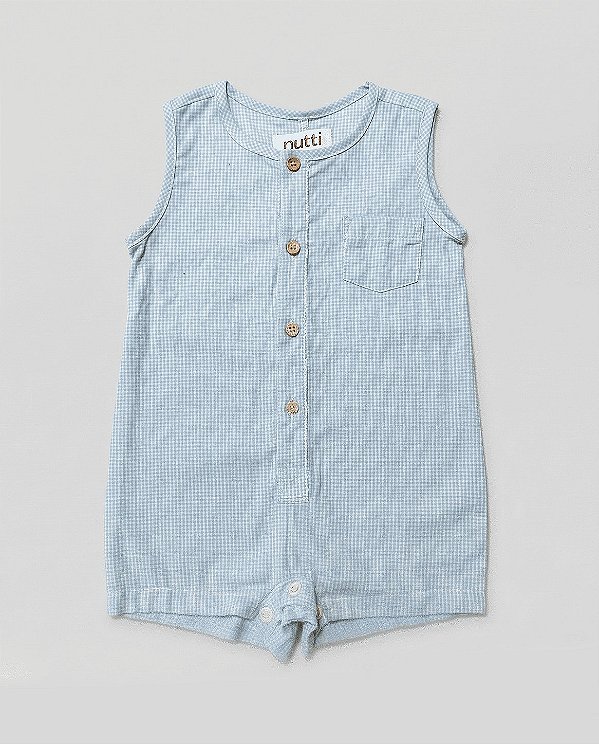Romper lavanda Vichy azul