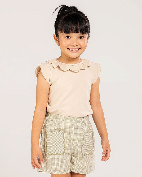 Blusa girassol Amendoa