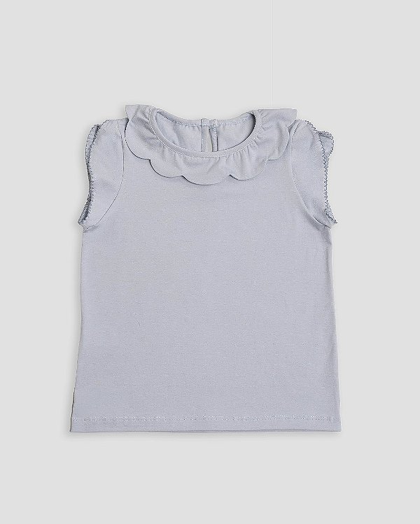 Blusa girassol Azul algodão doce