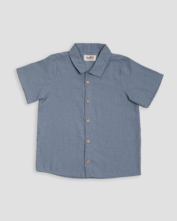 Camisa bálsamo Azul cobalto