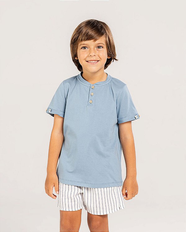 Camiseta leveza Azul cobalto