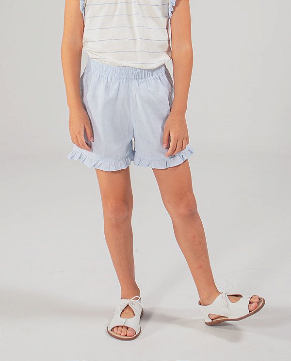 Short caule Azul claro