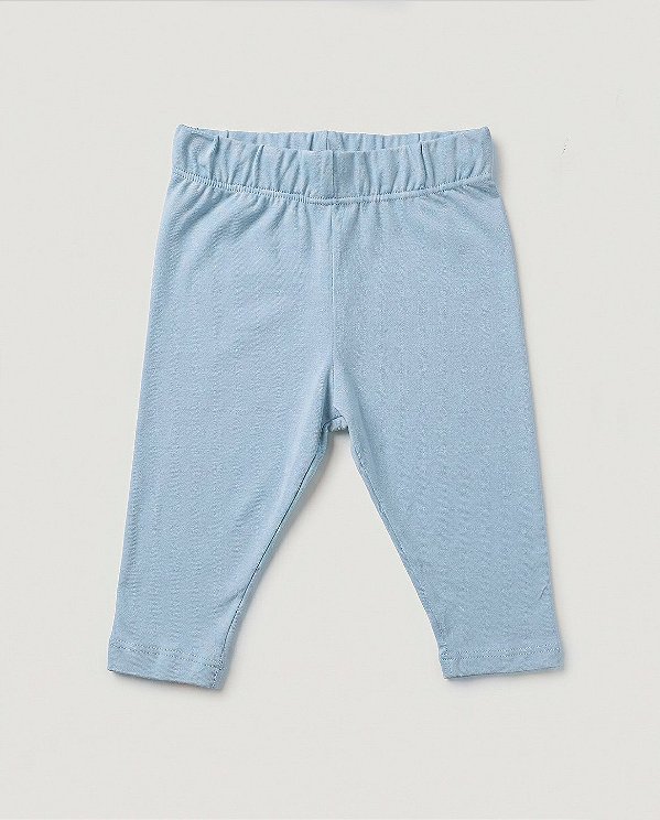Calça básica Azul algodão doce