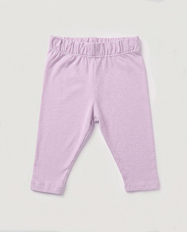 Calça básica Rosa algodão doce