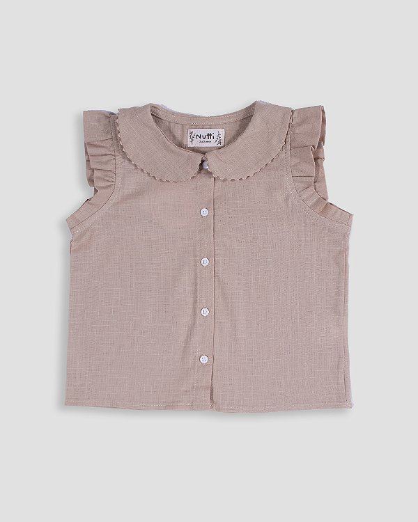 Blusa fofa Marrom