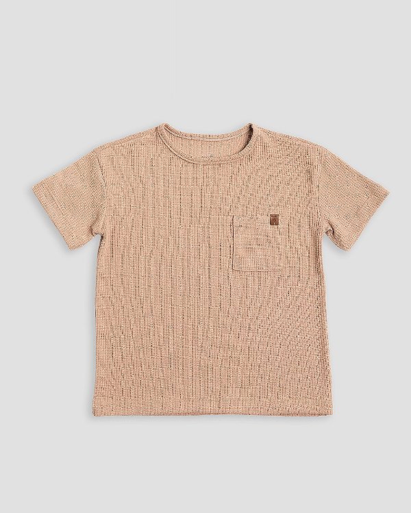 Camiseta essência Amendoa