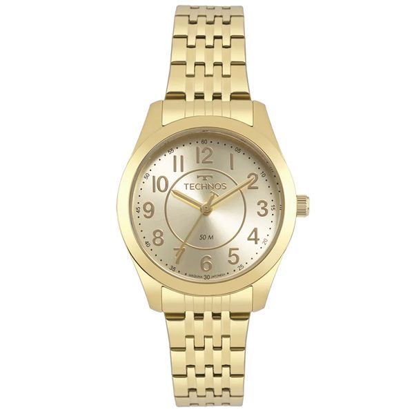 Relógio Technos Feminino Dourado 2035Mjds/4x