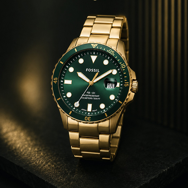 Relógio Fossil Masculino Dourado Fs5658/1vn