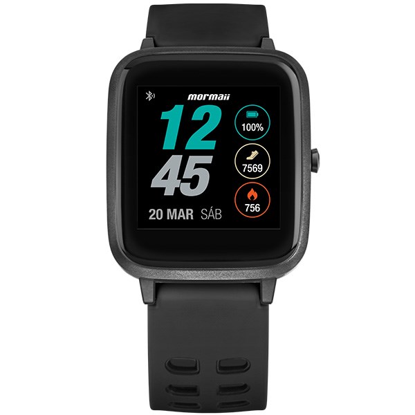 Relógio Smartwatch Mormaii Life Molifeab/8p Preto