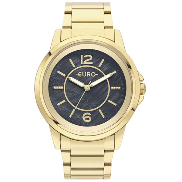 Relógio Euro Feminino Dourado Eu2033Ax/4p