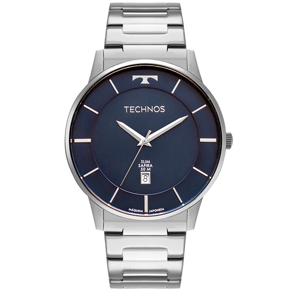 Relógio Technos Masculino Prata Gm10yq/1a