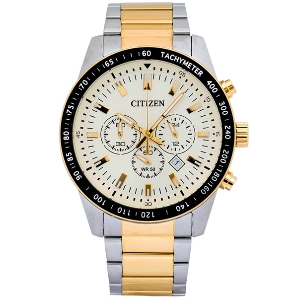 Relógio Citizen Masculino Prata/Dourado Tz30802e