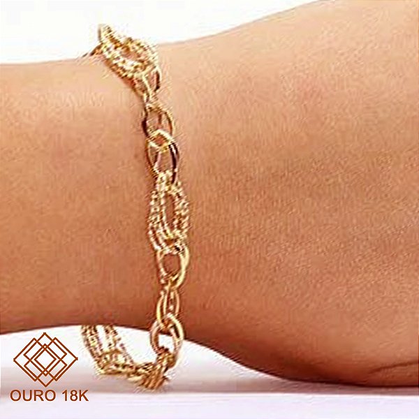 Pulseira Elos em Ouro 18k