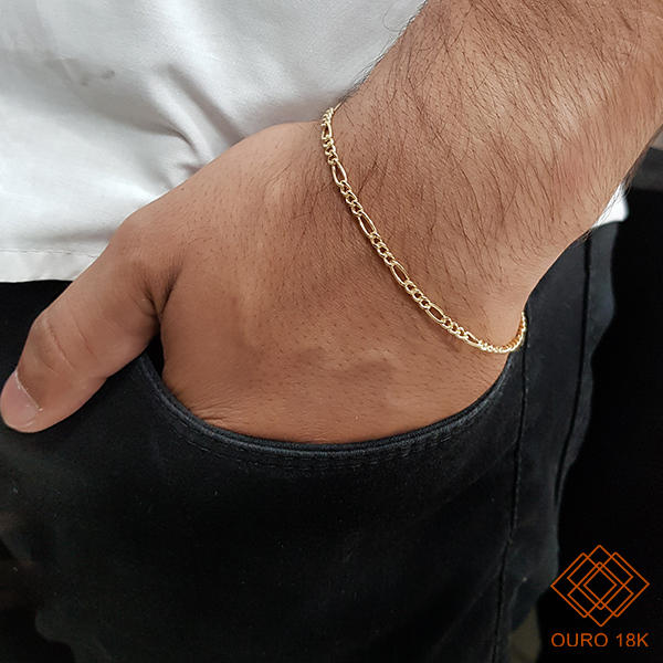 Pulseira Masculina Ouro 18k