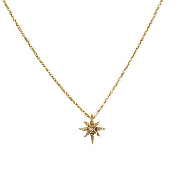 Gargantilha Ouro 18k Diamantes