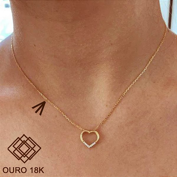 Cordão Feminino Ouro 18k - 50cm