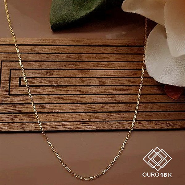 Cordão Feminino Ouro 18k - 50cm