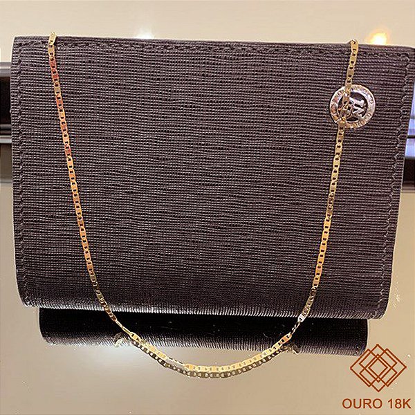 Cordão Piastrine Ouro 18k - 50cm