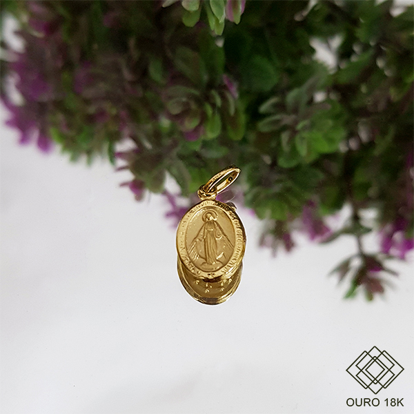 Pingente Nossa Senhora das Graças Ouro 18k