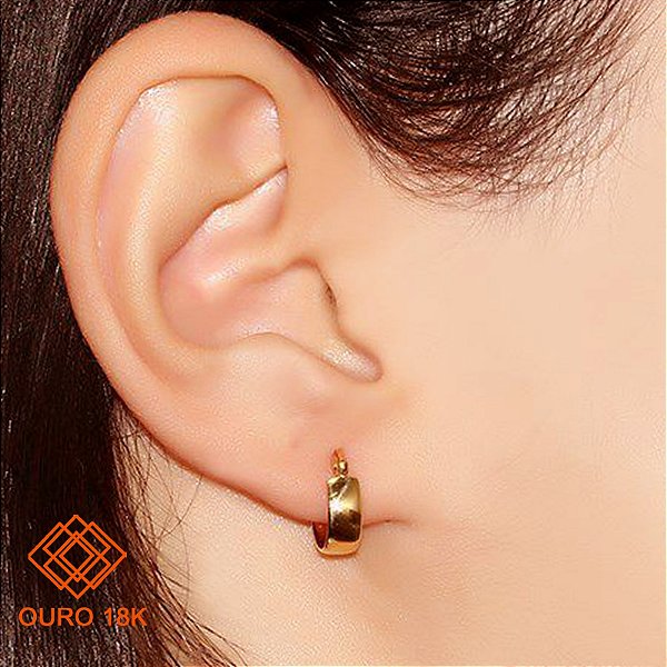 Brinco Argola Ouro 18k