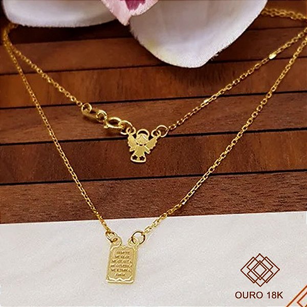 Escapulário Infantil Ouro 18k