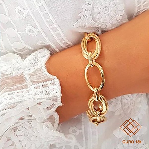 Pulseira Elos Ouro 18k