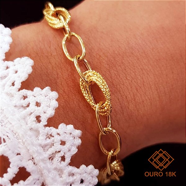 Pulseira Elos Ouro 18k