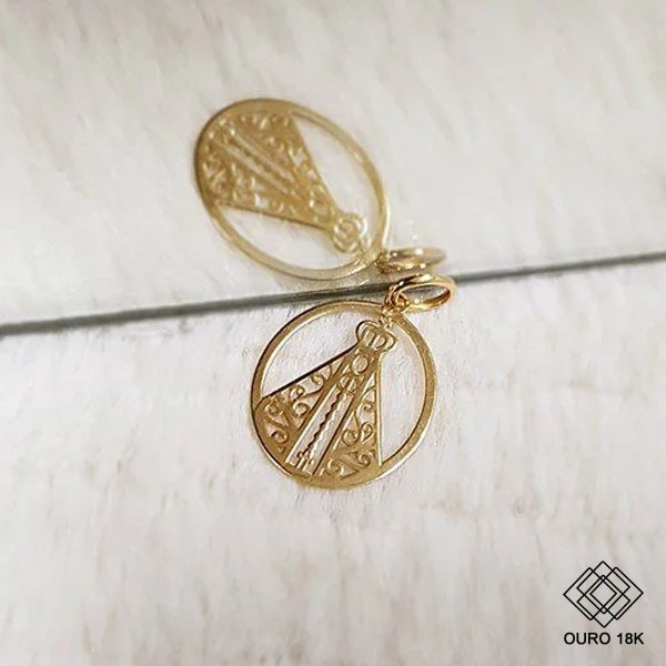 Pingente Nossa Senhora Ouro 18k