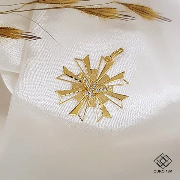 Pingente Espírito Santo Ouro 18k