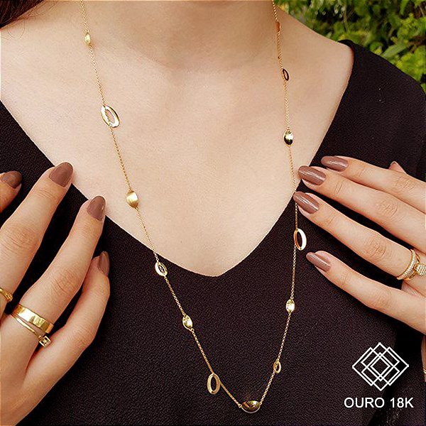 Gargantilha Ouro 18k