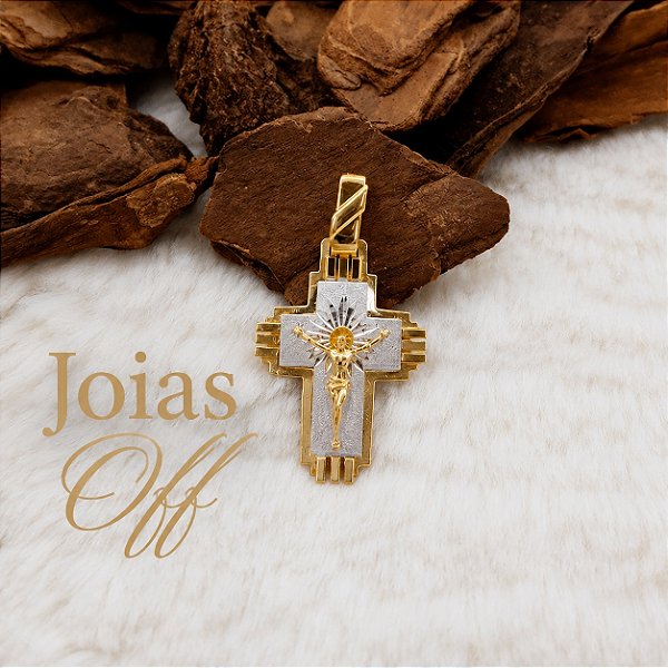 Pingente Cruz Ouro 18k
