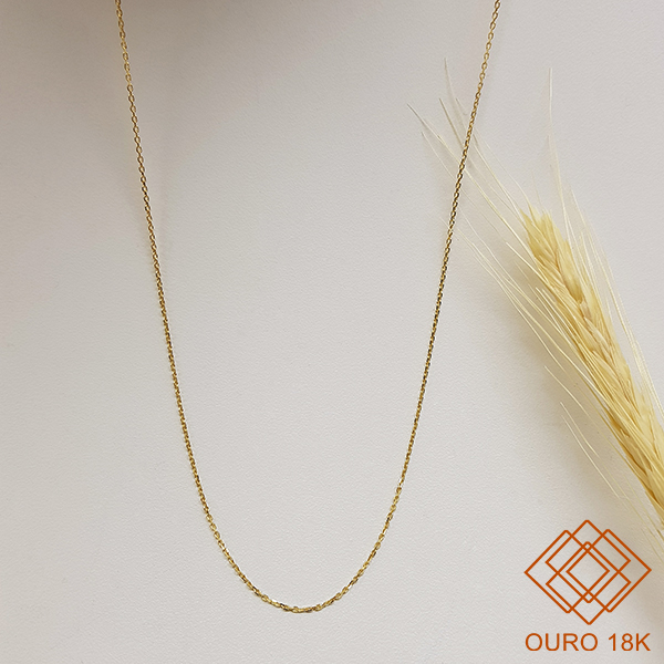 Cordão Cadeado Ouro 18k - 45cm