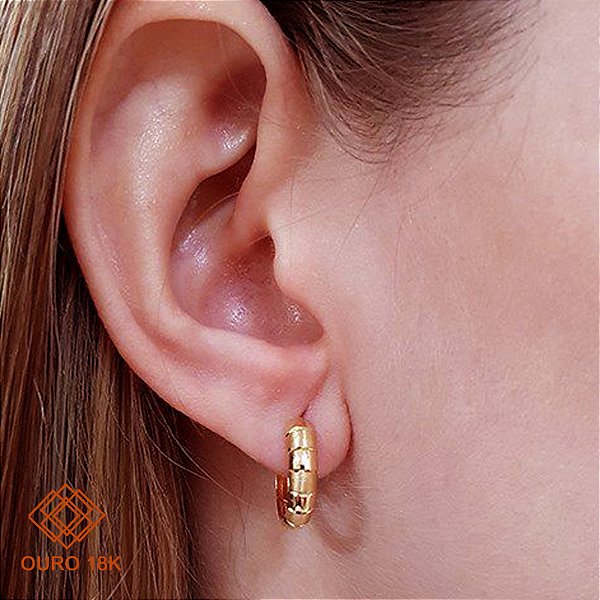 Brinco Argola Ouro 18k