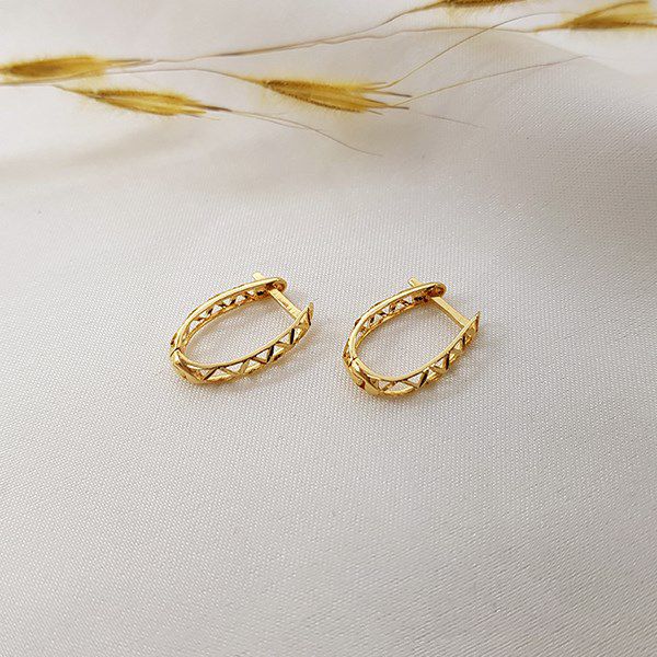 Brinco Argola Filigrana Ouro 18k