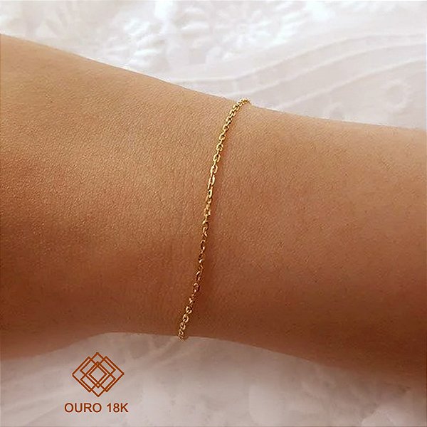 Pulseira Bailarina Ouro 18k