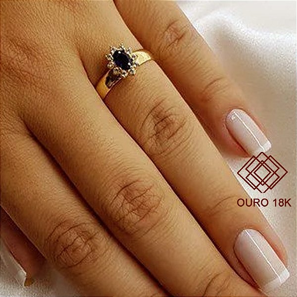 Anel Formatura Arquitetura E Urbanismo Ouro 18k Zircônias - Sem emblema