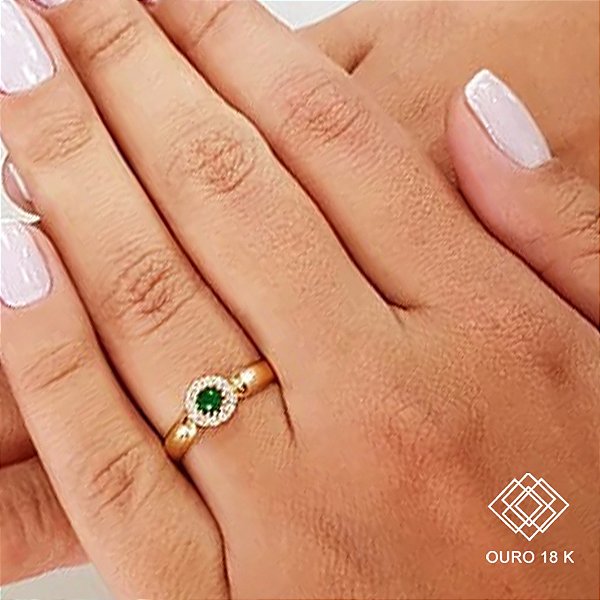 Anel Formatura Bioquímica Ouro 18k Zircônias - Sem emblema