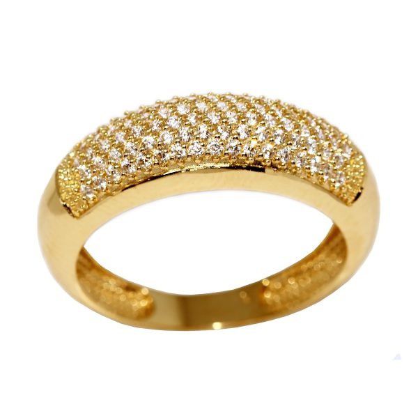 Anel Aparador Ouro 18k Moissanite