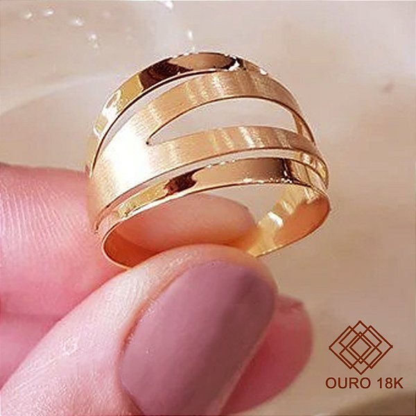 Anel Ouro 18k