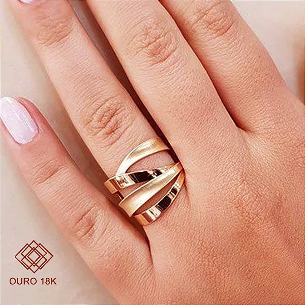 Anel Ouro 18k