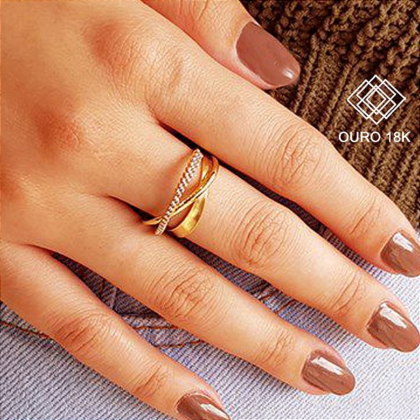 Anel Ouro 18k