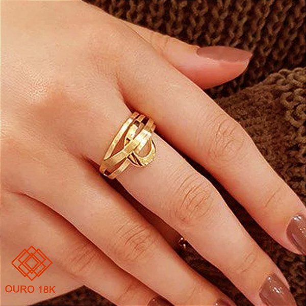 Anel Ouro 18k