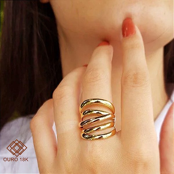 Anel Ouro 18k