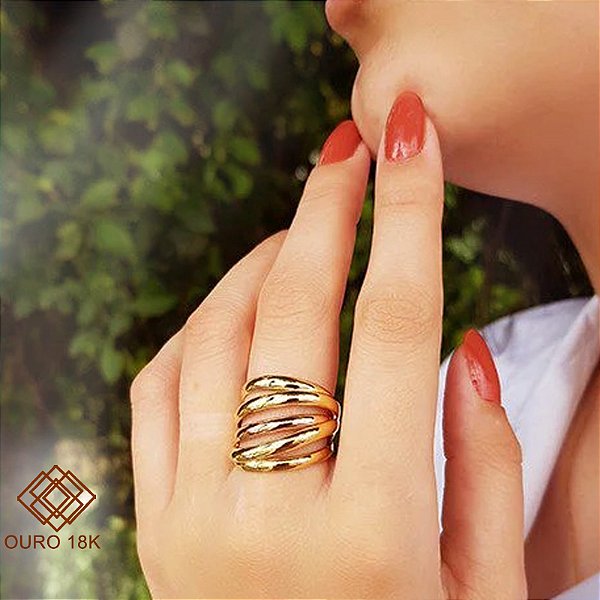 Anel Ouro 18k