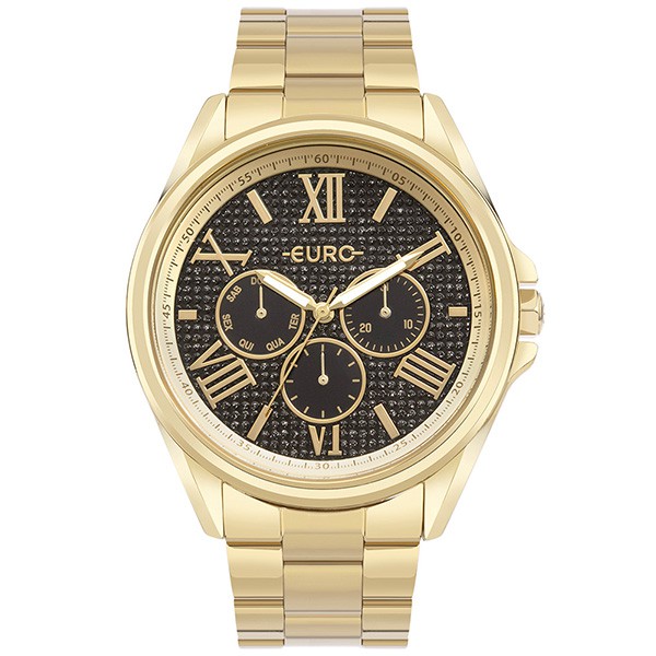 Relógio Euro Feminino Dourado Eu6p29aic/4p